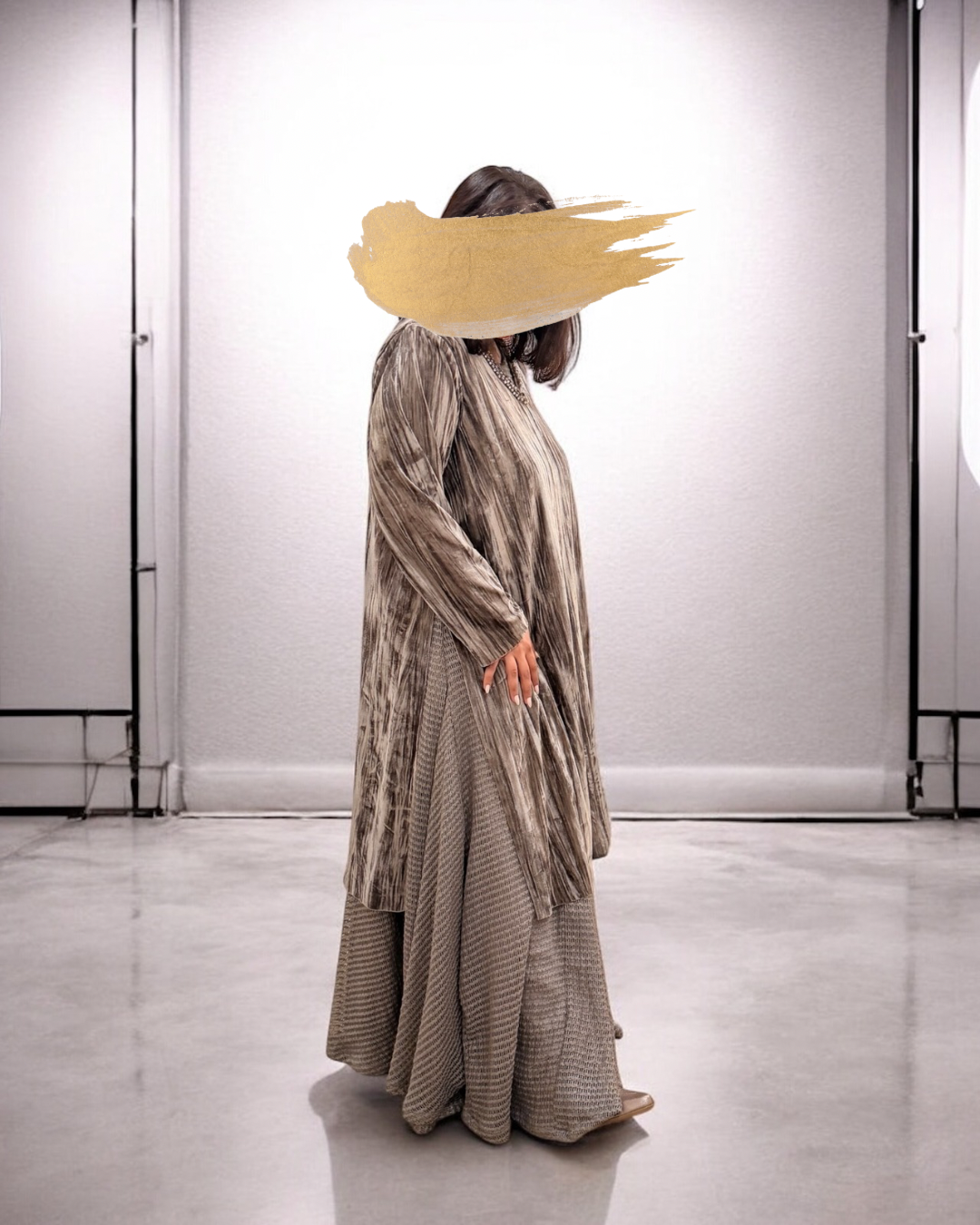 دراعة عذبة - رمادي